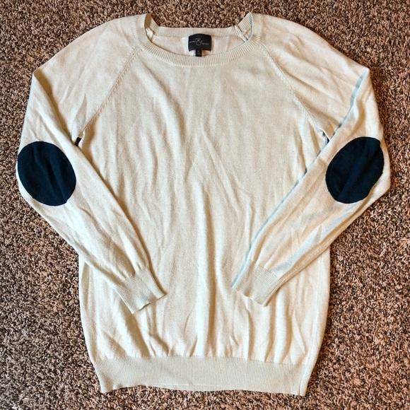 Market & Spruce Sweaters - Market & Spruce Fierro Elbow Patch Sweater
